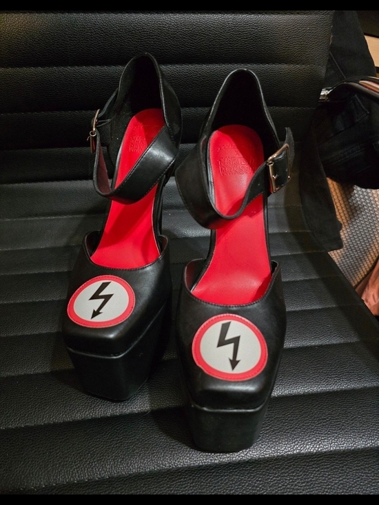 Dolls Kill Shoes - Dolls Kill x Marilyn Manson Platform Heels 10